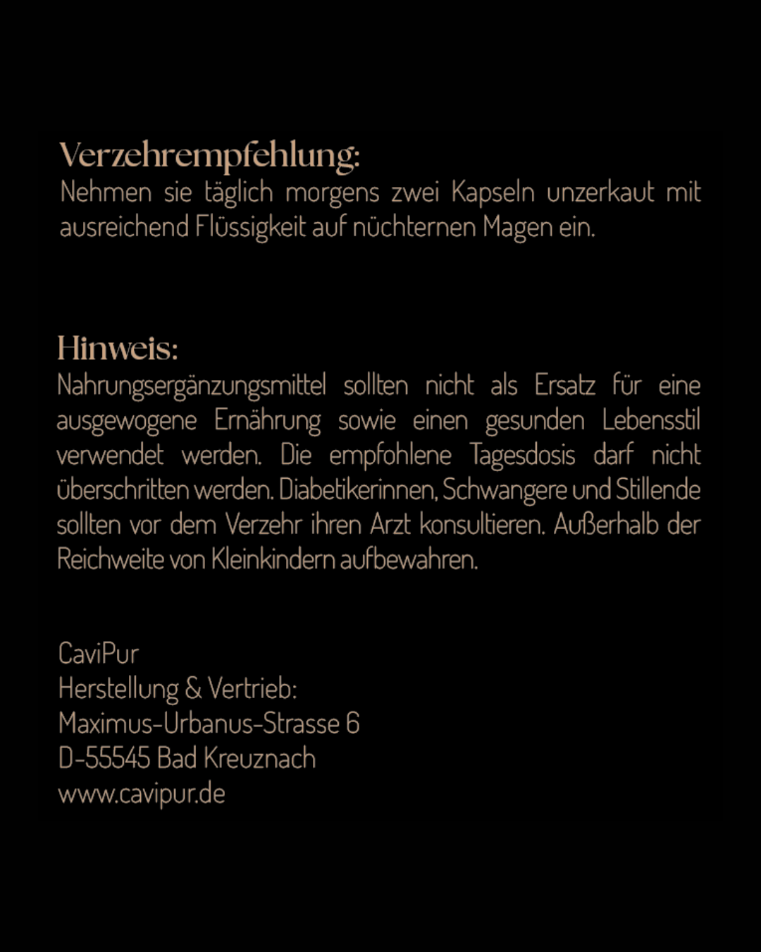 Revitalisierung 3 Monats BUNDLE